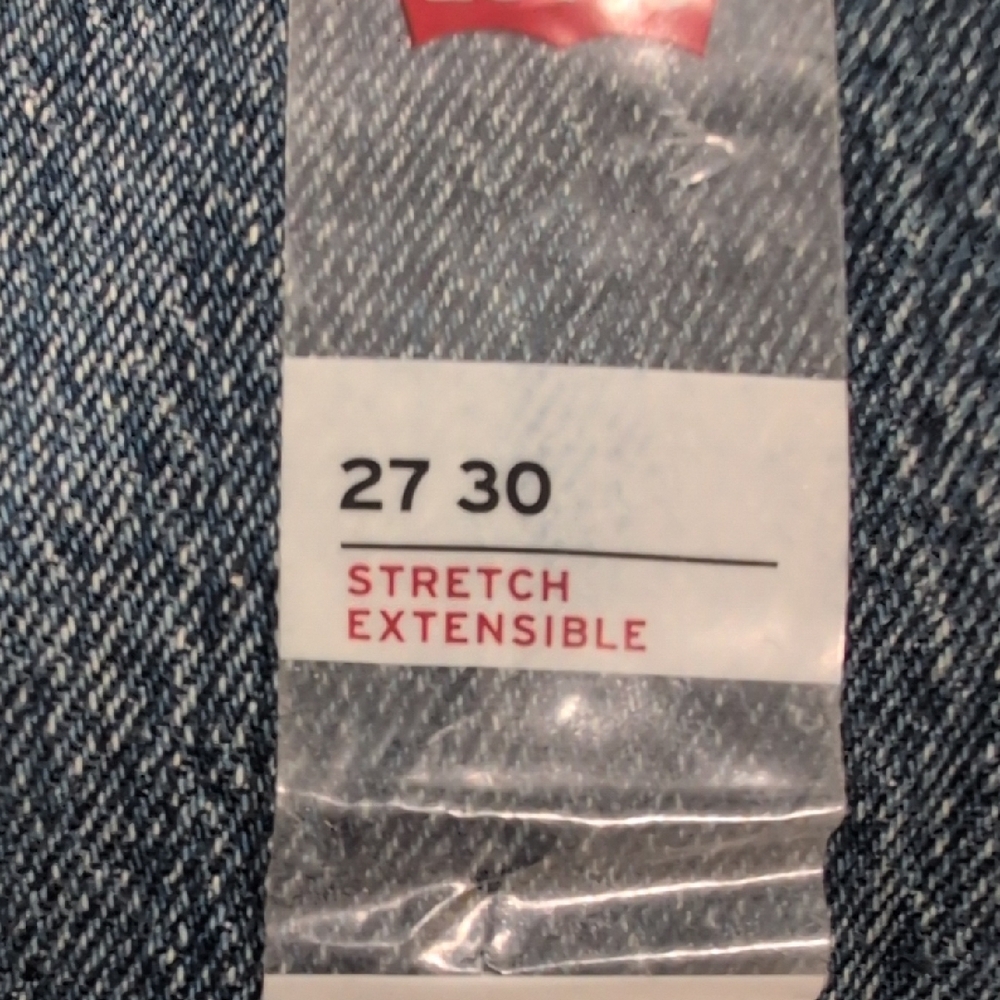 New Levi's 501 Dark Blue Straight-Leg Jeans with Rhinestone Detail - Picture 11 of 11